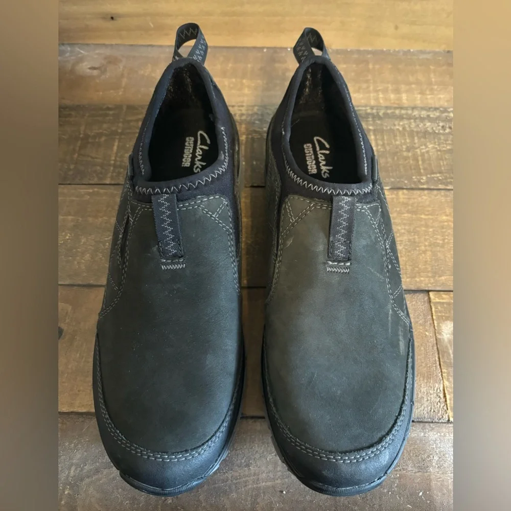 Clark’s women’s Wave Walk slip ons, black, size 7.5 - Picture 2 of 5